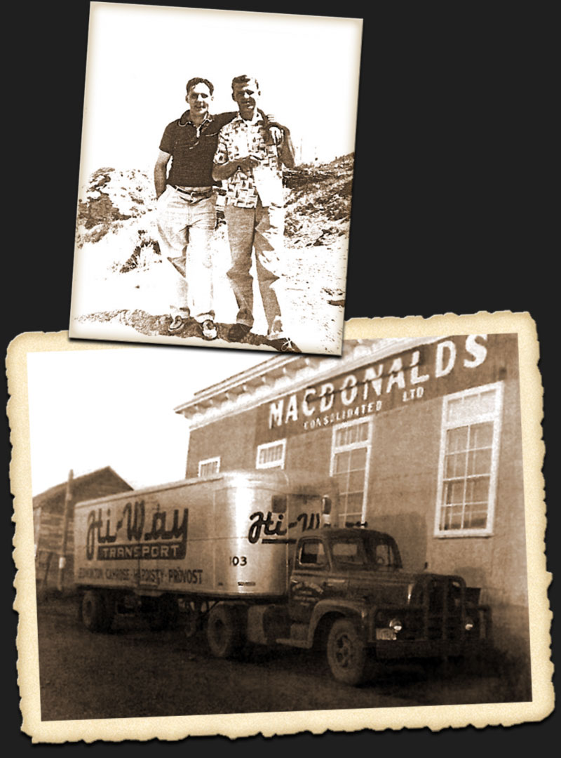 Fred Sr. and Tom O'Riordan